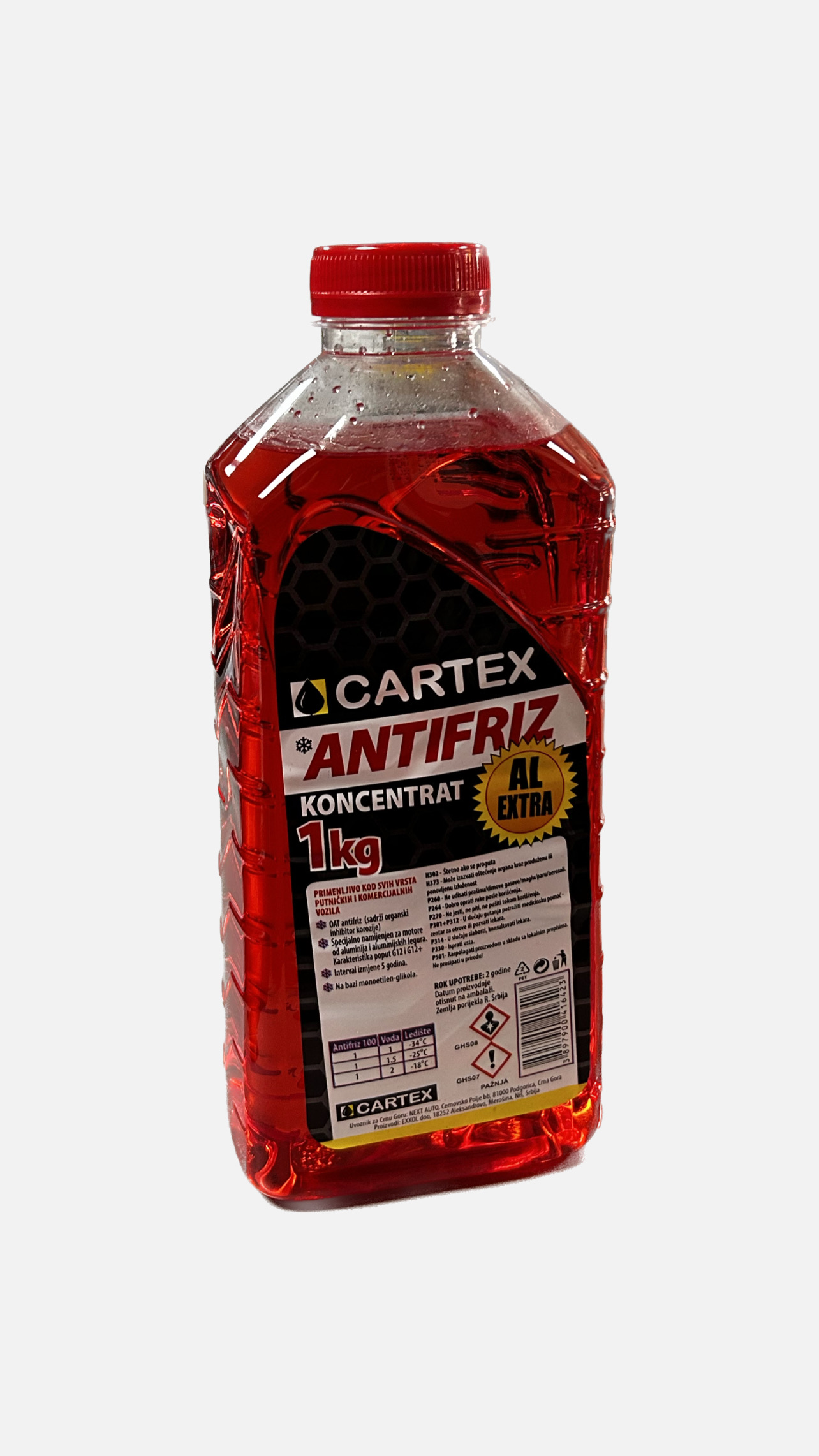 CARTEX ANTIFRIZ 100% 1/1 KG