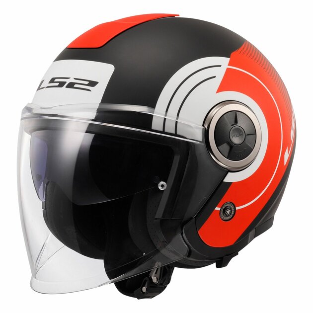 LS2 OF620 CLASSY DISKO MATT BLACK RED WHITE-06 KACIGA