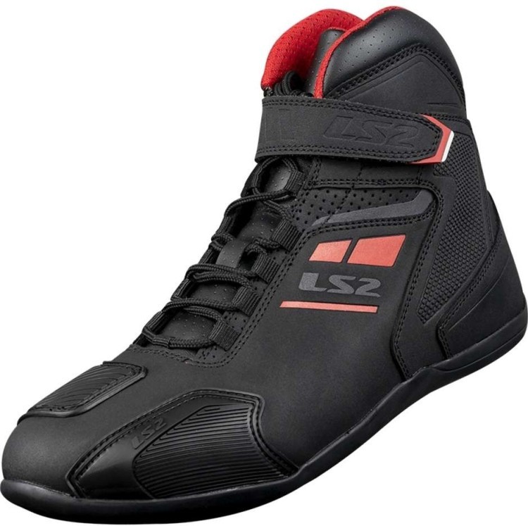 LS2 GARRA MAN BOOTS BLACK RED 41 POLU CIZME