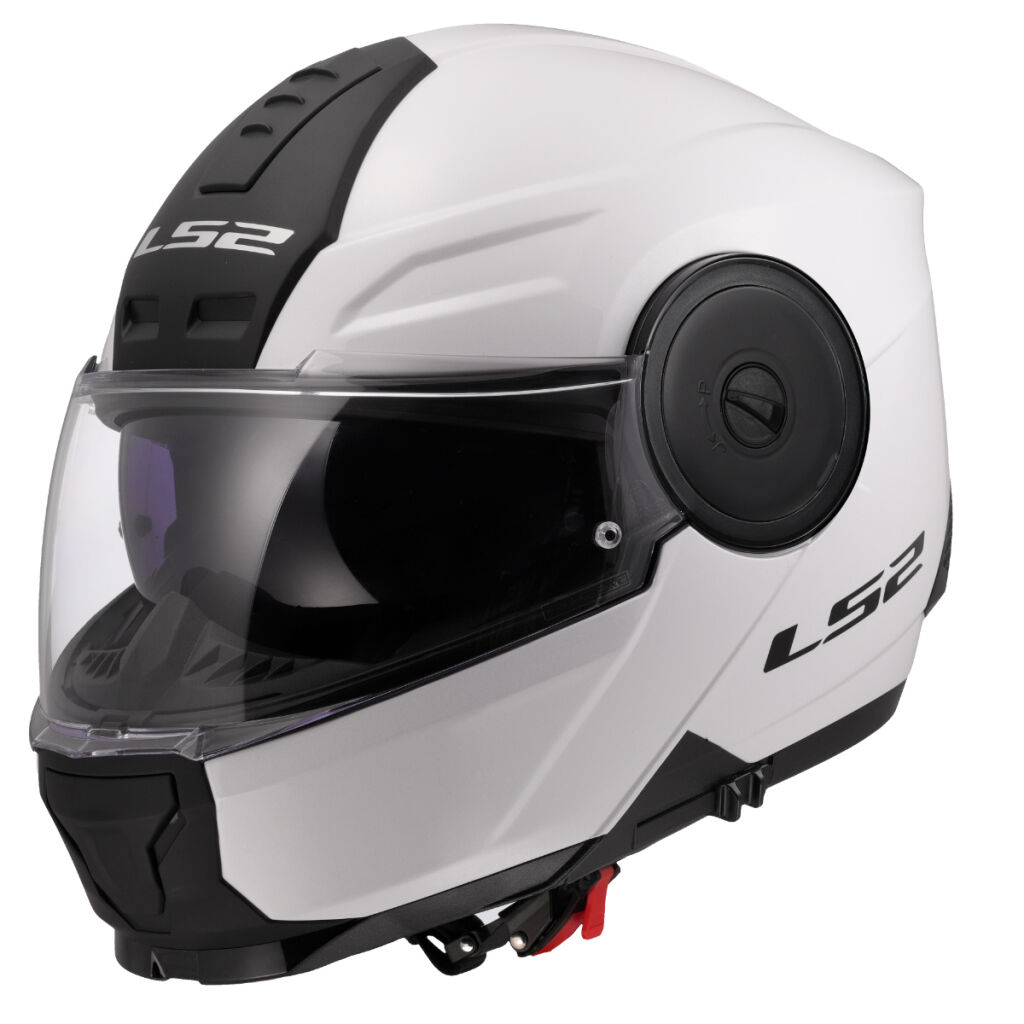 LS2 FF902 SCOPE II SOLID GLOSS WHITE-06 KACIGA