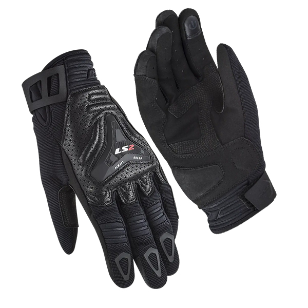 LS2 ALL TERRAIN II LADY GLOVES BLACK RUKAVICE