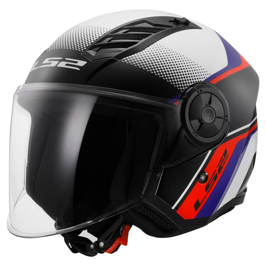 LS2 OF616 AIRFLOW II KACIGA RUSH WHITE BLUE RED-06
