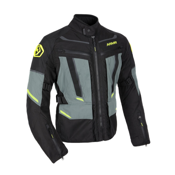 MOTO JAKNA Kumaji 3.0 WP MS Jkt Blk/Grn/Fluo Ylw