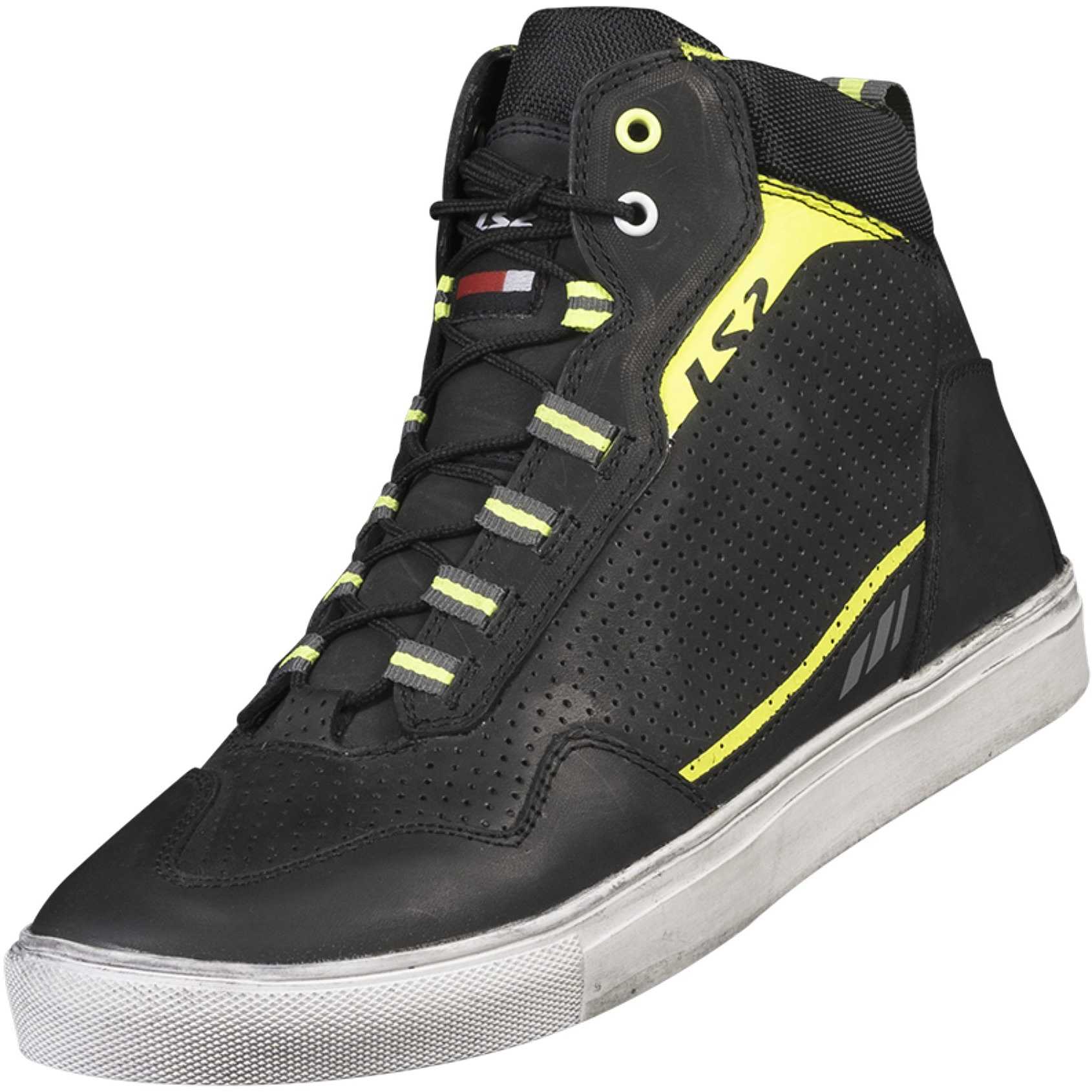 LS2 ZOE PATIKE MAN BOOTS BLACK H-V YELLOW
