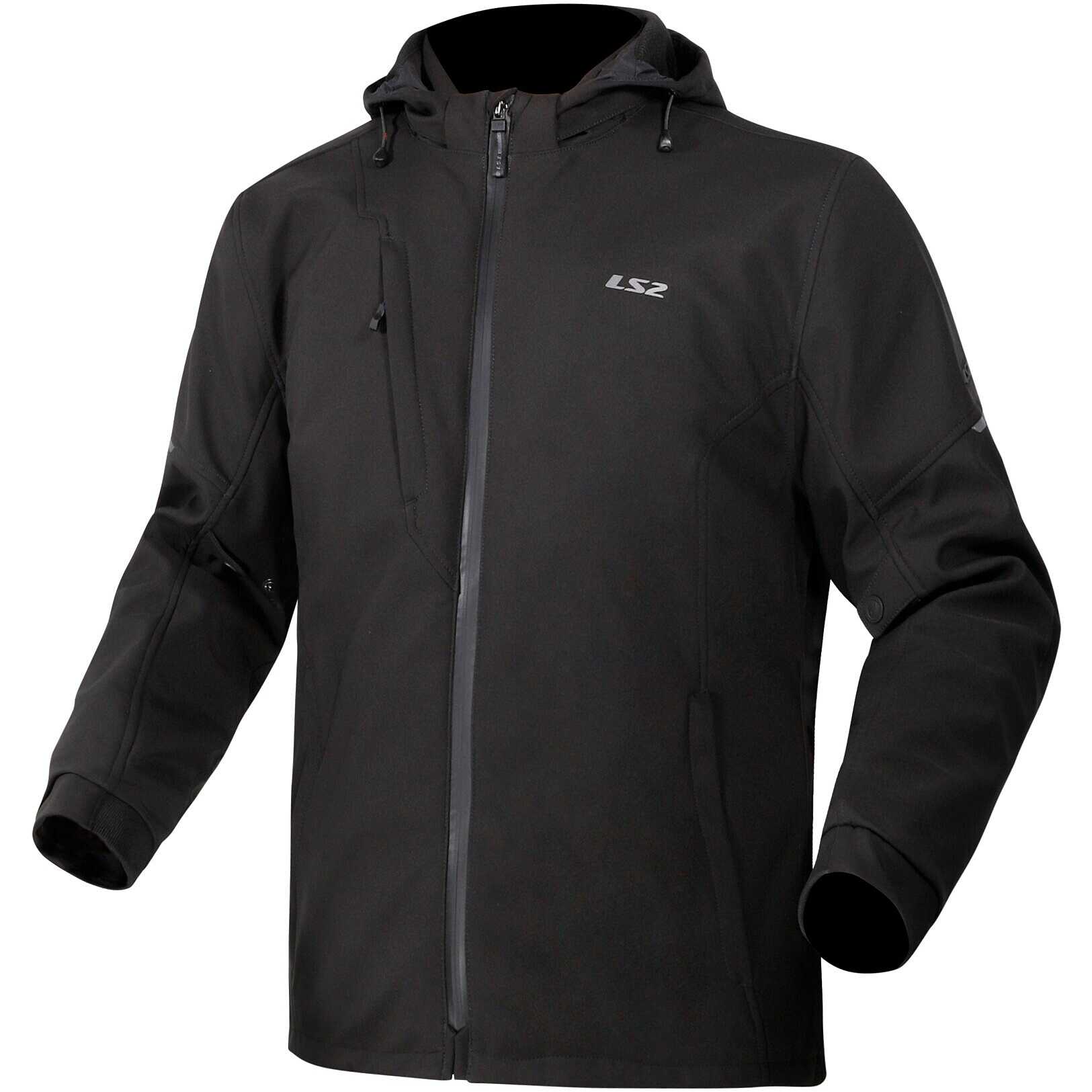 LS2 BOLTON MAN JACKET BLACK JAKNA