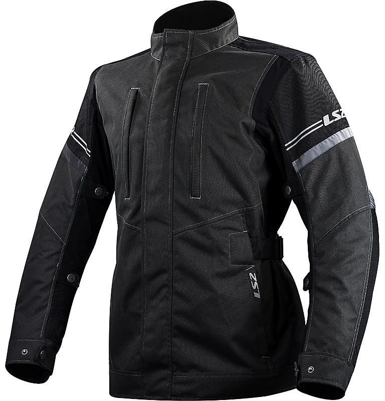 LS2 PETROL MAN JACKET DARK GREY BLACK JAKNA